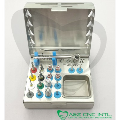 Dental Implant Conical External Irrigation Drills Kit / Conical Drills Kit